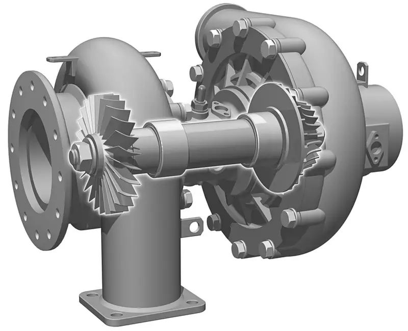 automobilio turbina